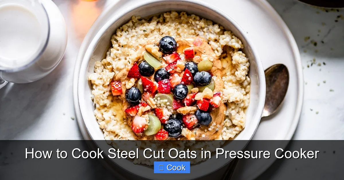 How to Cook Steel Cut Oats in Pressure Cooker