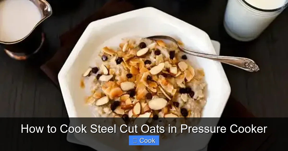 How to Cook Steel Cut Oats in Pressure Cooker