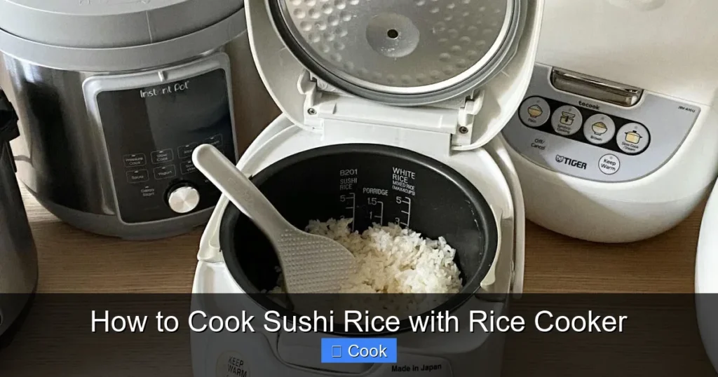 How to Cook Sushi Rice with Rice Cooker