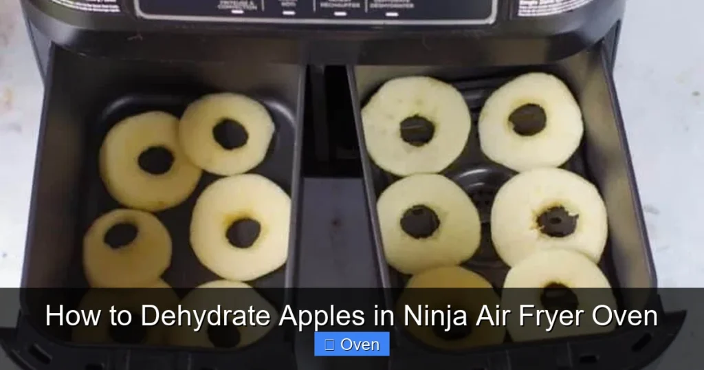 How to Dehydrate Apples in Ninja Air Fryer Oven