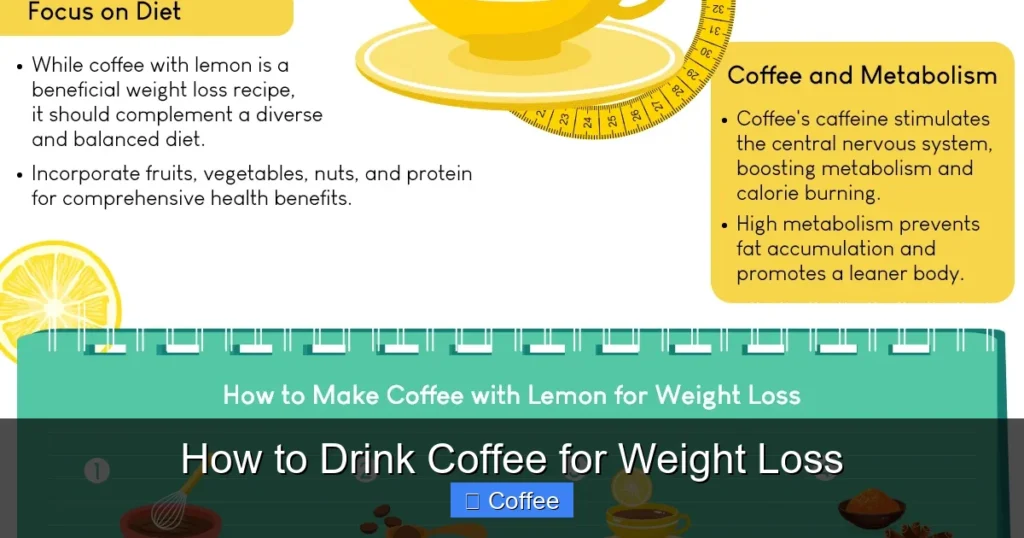 How to Drink Coffee for Weight Loss