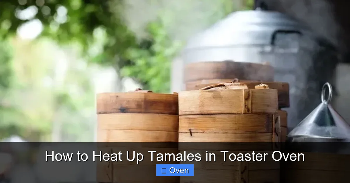 How to Heat Up Tamales in Toaster Oven