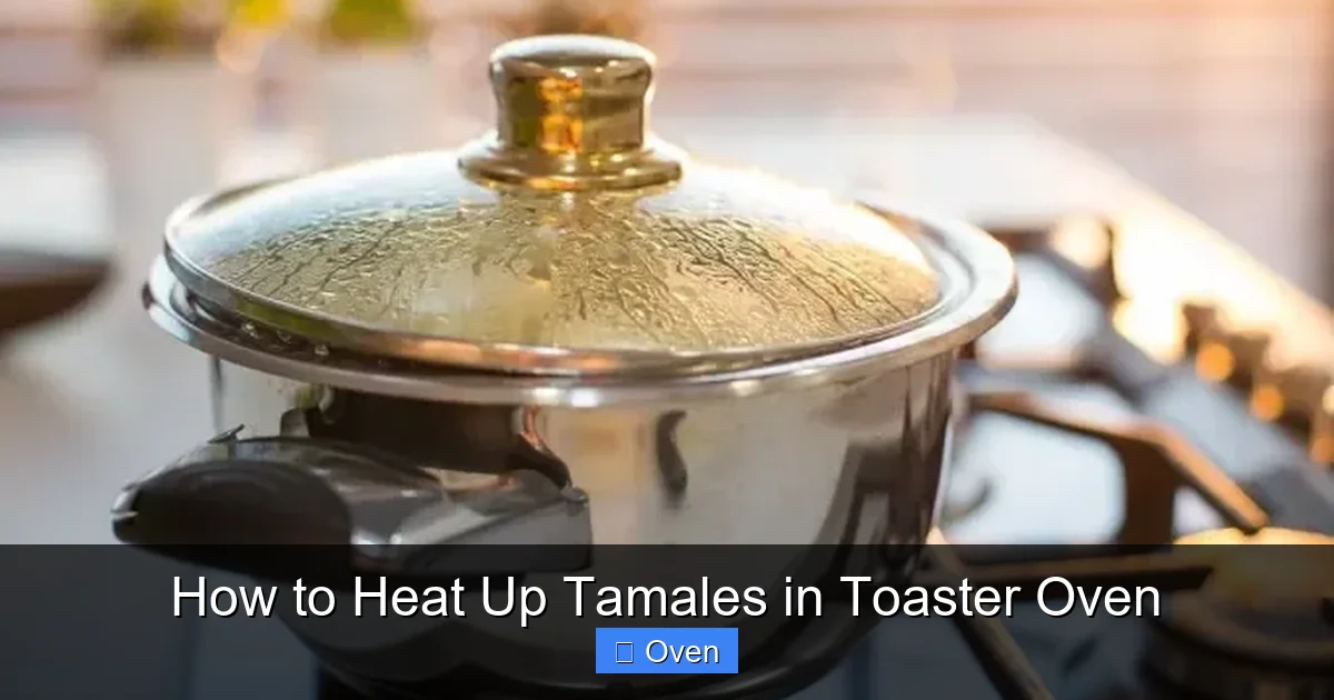 How to Heat Up Tamales in Toaster Oven