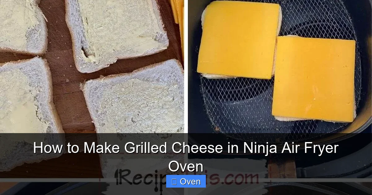 How to Make Grilled Cheese in Ninja Air Fryer Oven