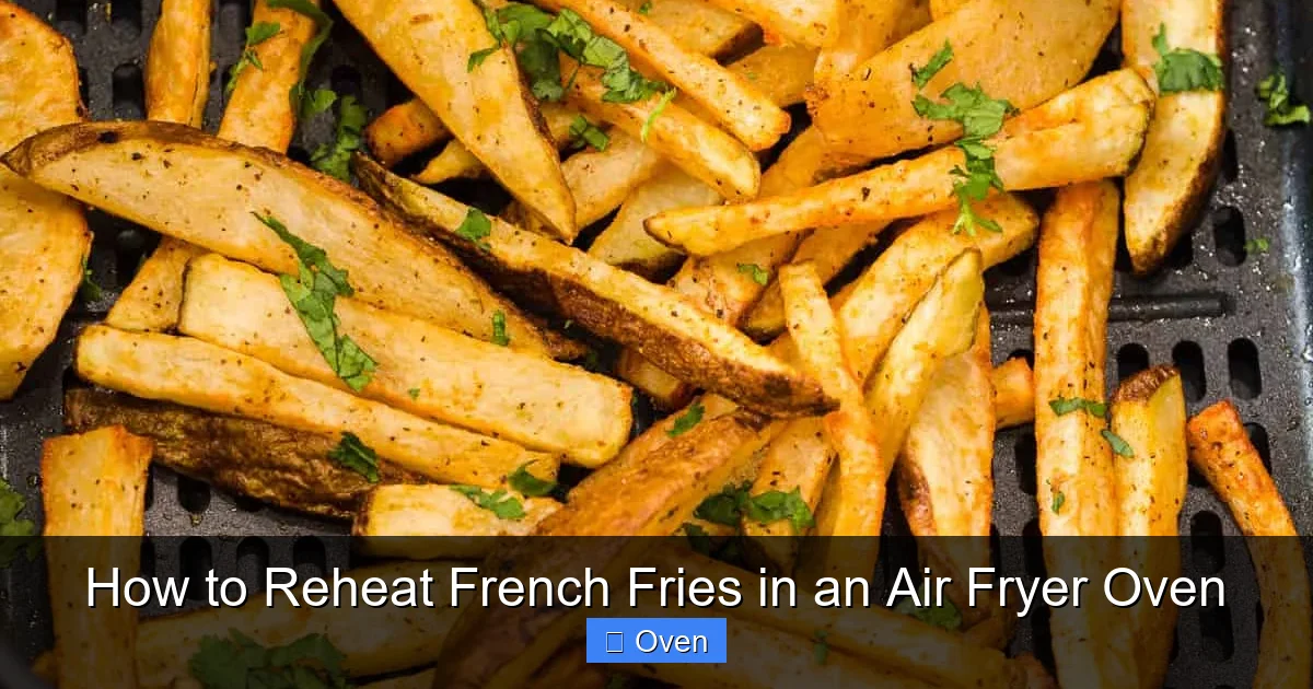 How to Reheat French Fries in an Air Fryer Oven