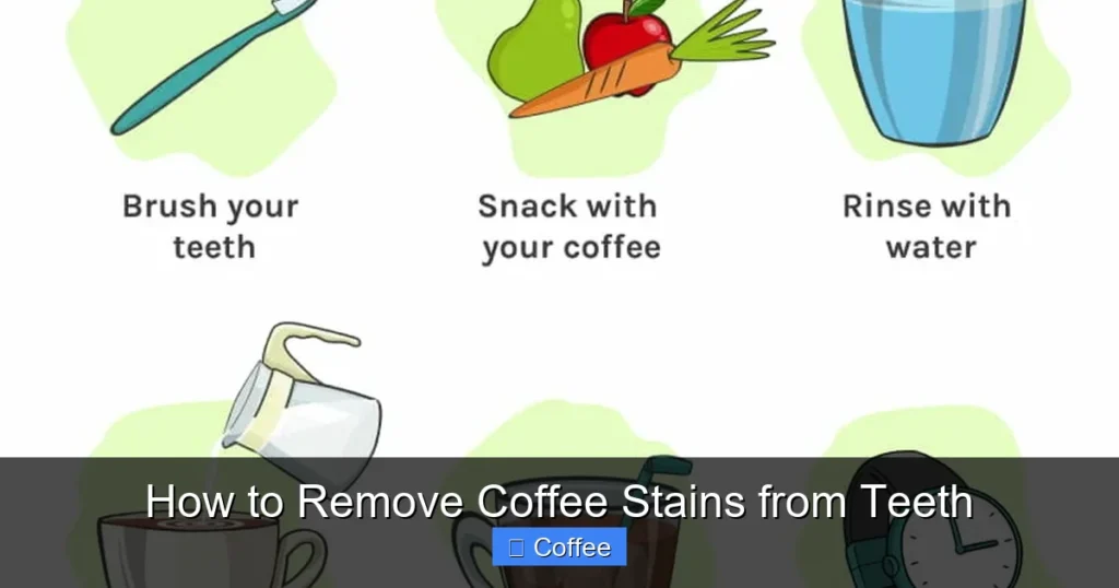 How to Remove Coffee Stains from Teeth