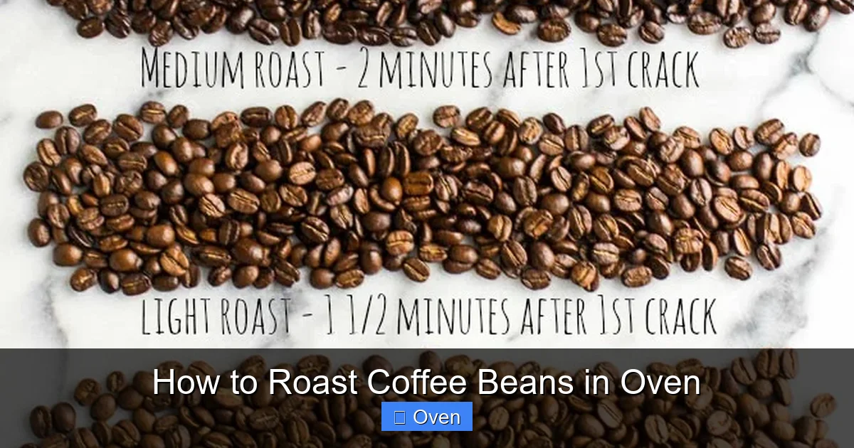 How to Roast Coffee Beans in Oven