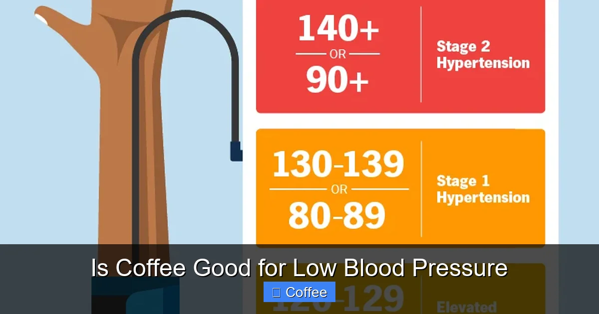 Is Coffee Good for Low Blood Pressure