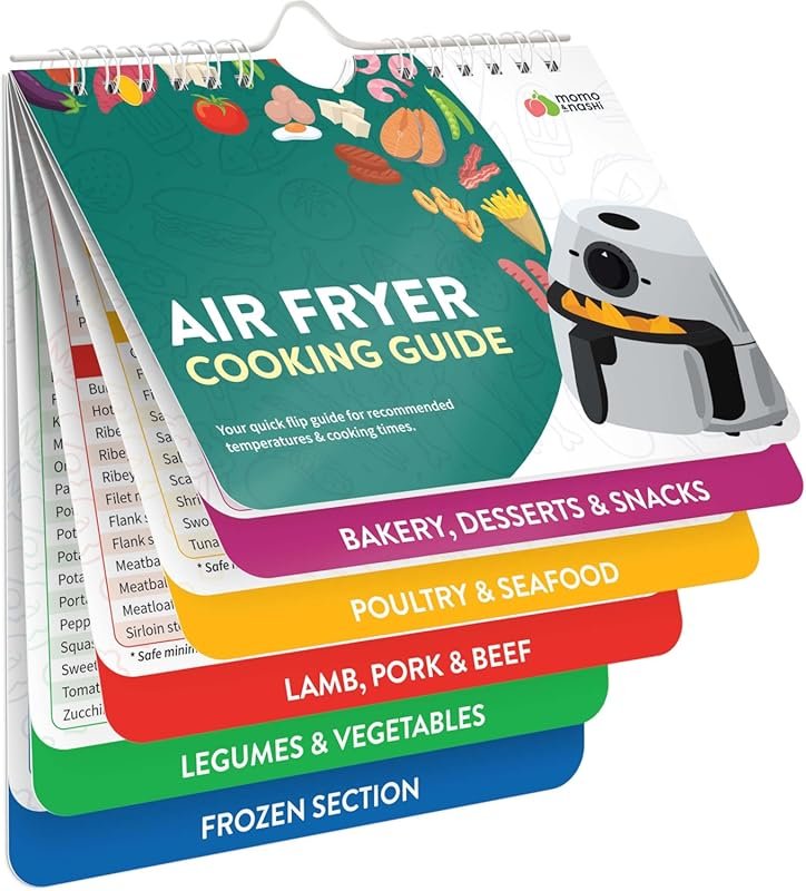 Air Fryer Cheat Sheet Magnets Cooking Guide Booklet - Air Fryer Cookbo