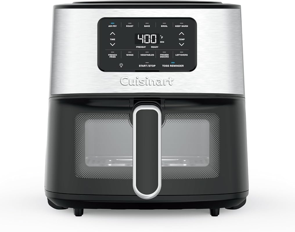 Cuisinart 6 Qt Air Fryer with Roast, Bake, Broil Functions and Dishwas